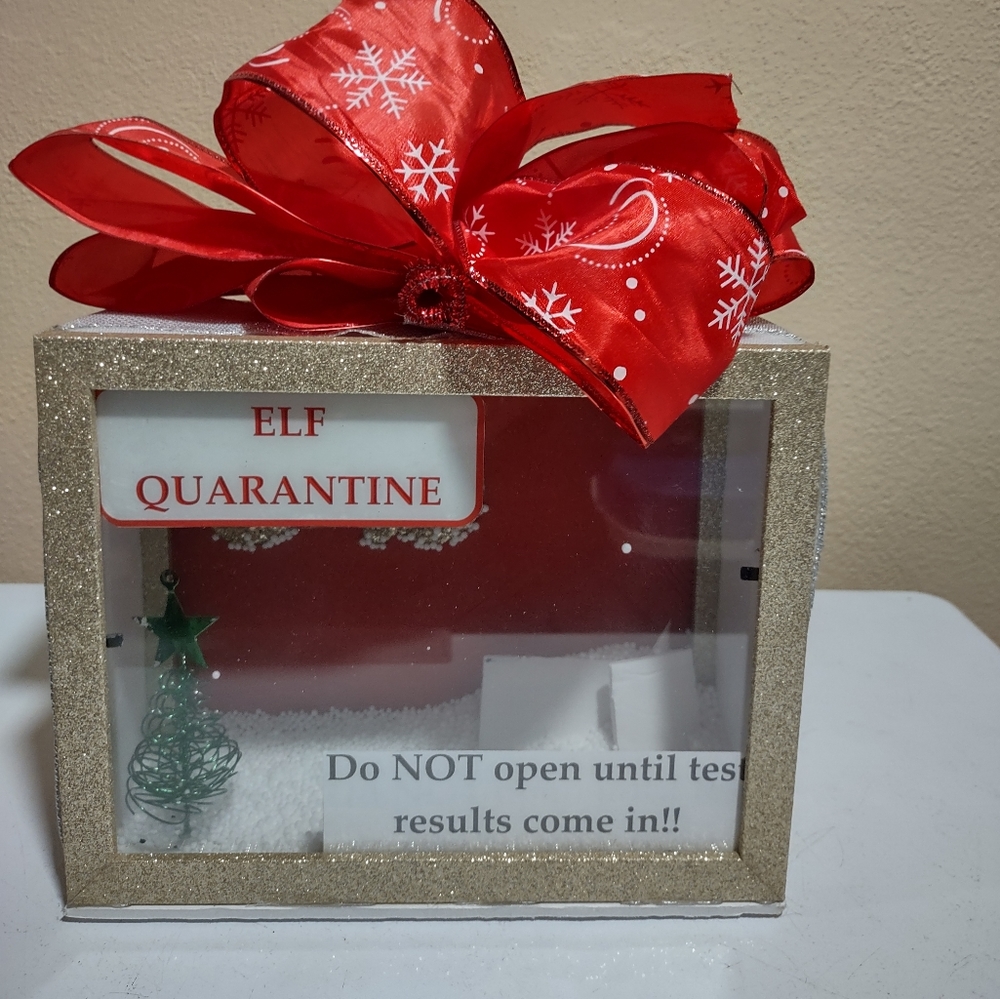 Elf on the shelf quarantine box